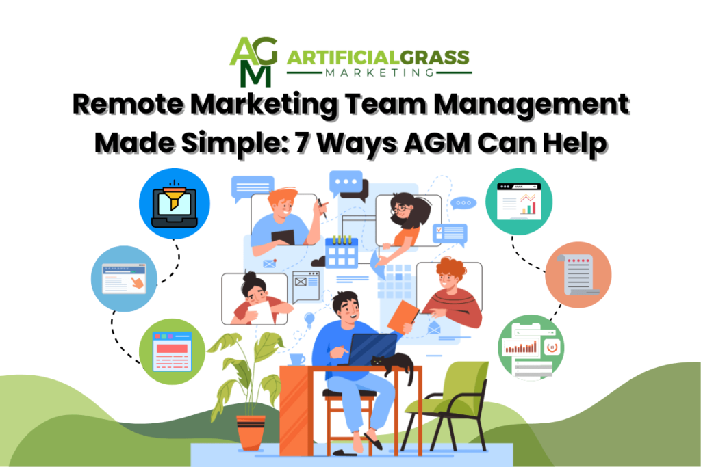 Remote marketing team management USA