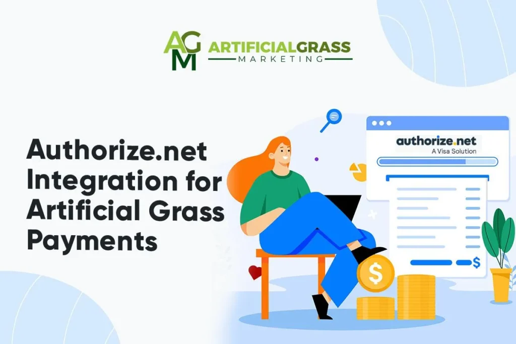 Authorize.net integration for artificial grass payments, USA