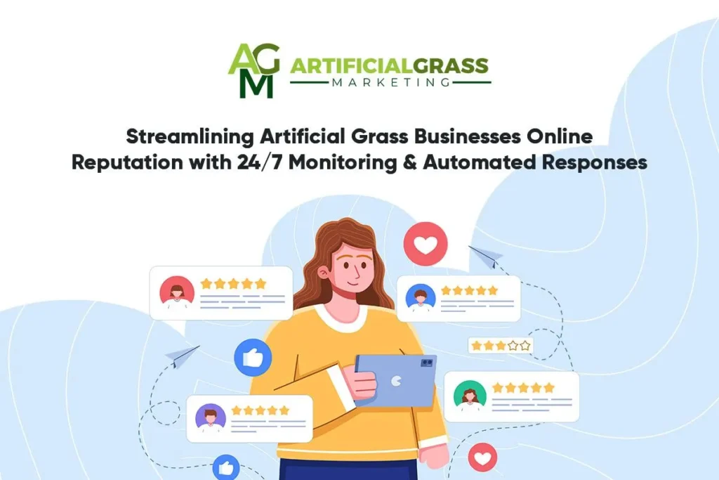 Automated reputation management solution for artificial grass businesses in USA