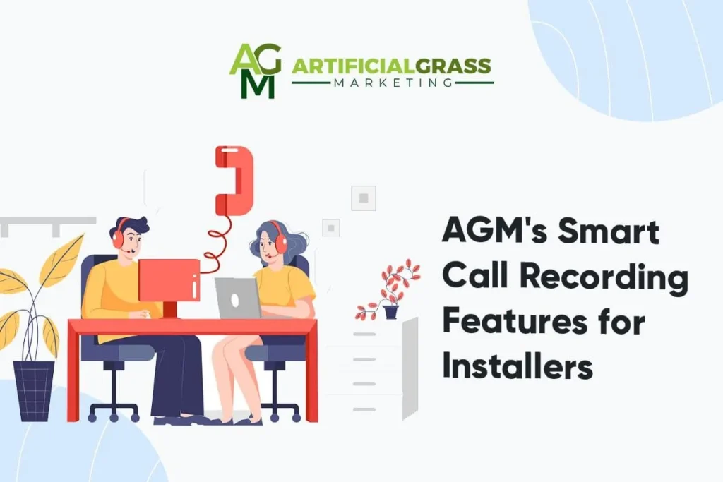 AGM smart call recording feature for installers, USA
