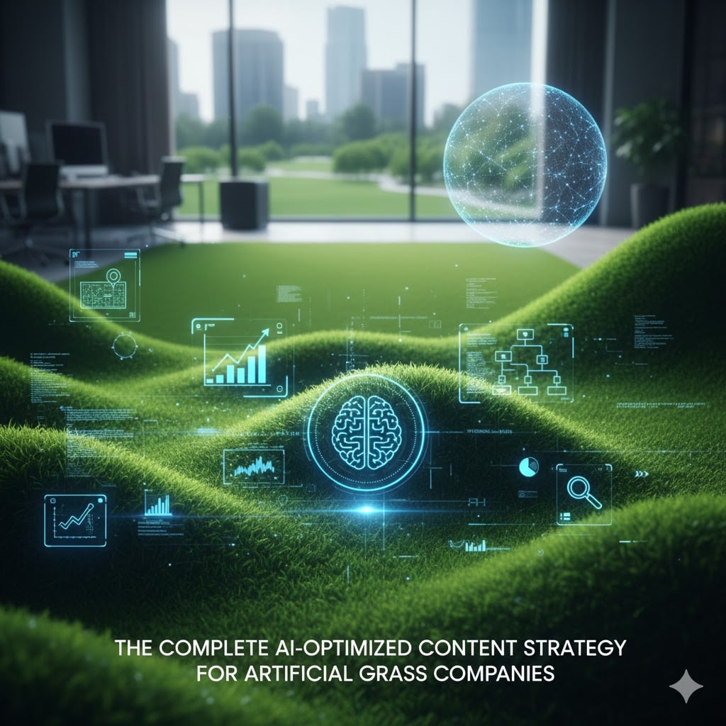 AI content strategy for artificial grass, USA