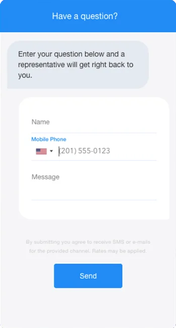 no sms