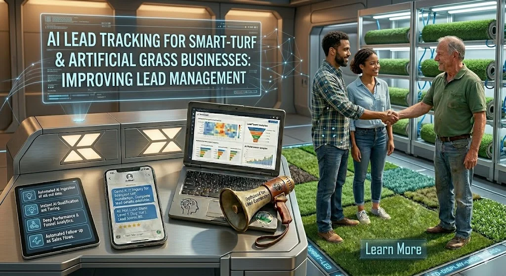 ai lead tracking for artificial grass marketing