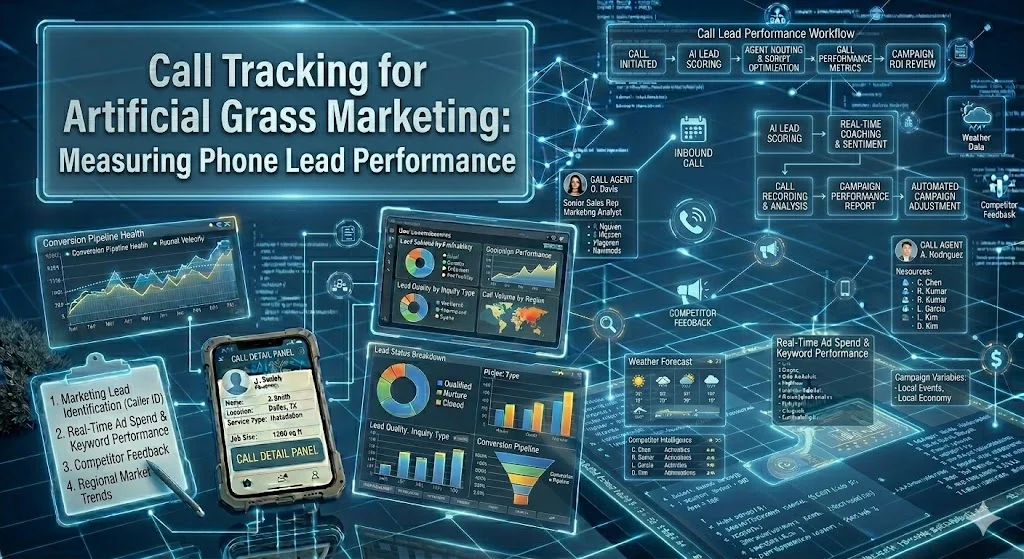 call tracking for artificial grass business